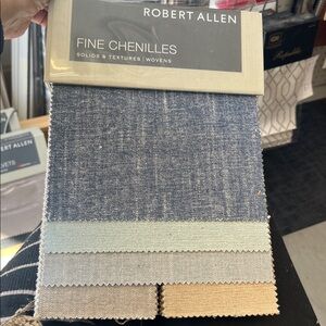ROBERT ALLEN Chenilles Woven Fabric Sample Book Crafting, Sewing, Projects